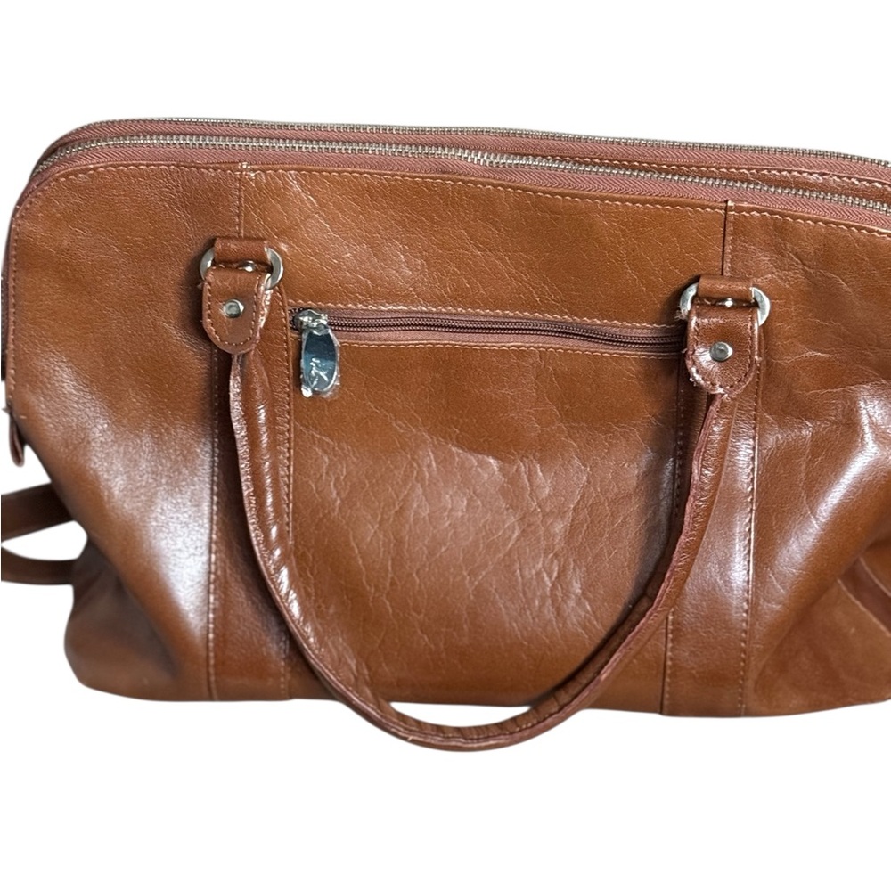 Ashwood three section large Top quality Leather Crossbody LAPTOP Handbag Gina - Picture 3 of 9